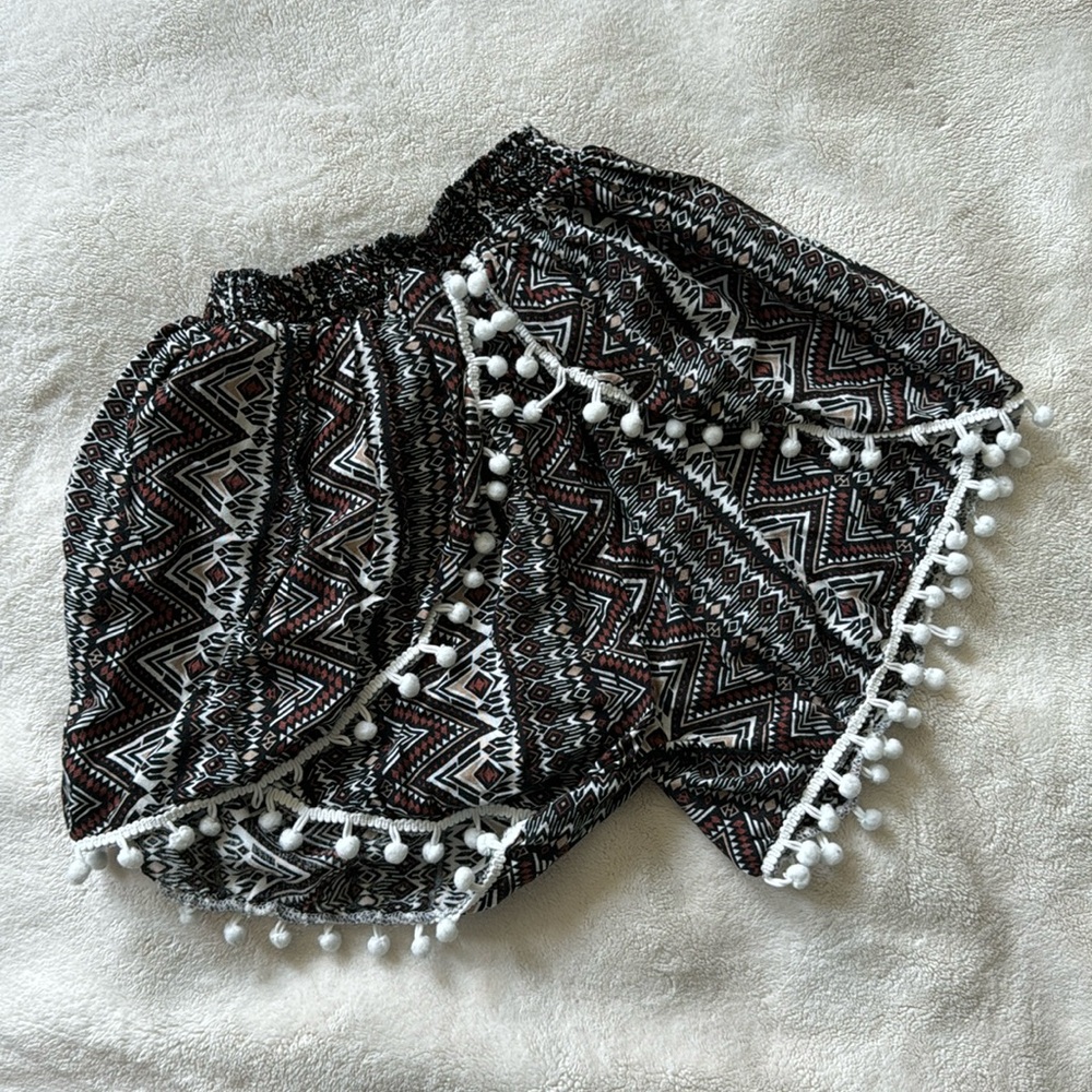 Aztec print shorts